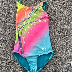 GK stars leotard, size CXS (child xs - approx 3T)